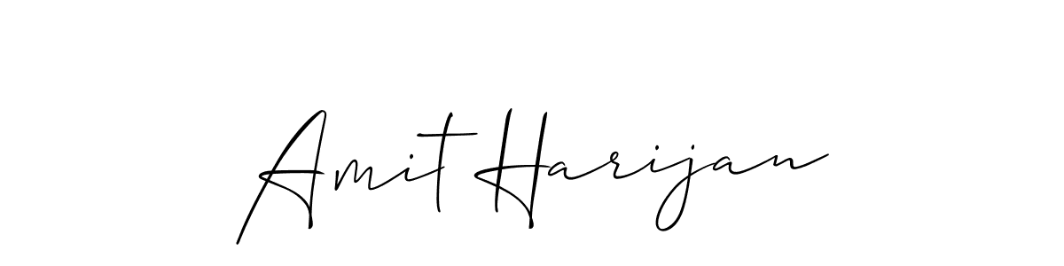 Amit Harijan stylish signature style. Best Handwritten Sign (Allison_Script) for my name. Handwritten Signature Collection Ideas for my name Amit Harijan. Amit Harijan signature style 2 images and pictures png