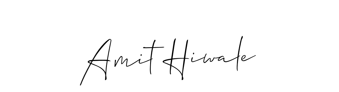 Make a beautiful signature design for name Amit Hiwale. Use this online signature maker to create a handwritten signature for free. Amit Hiwale signature style 2 images and pictures png