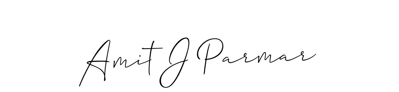 Also You can easily find your signature by using the search form. We will create Amit J Parmar name handwritten signature images for you free of cost using Allison_Script sign style. Amit J Parmar signature style 2 images and pictures png
