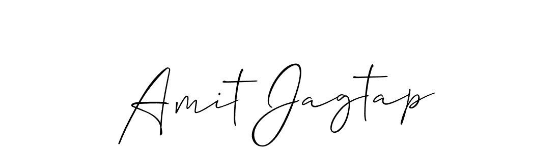 Use a signature maker to create a handwritten signature online. With this signature software, you can design (Allison_Script) your own signature for name Amit Jagtap. Amit Jagtap signature style 2 images and pictures png