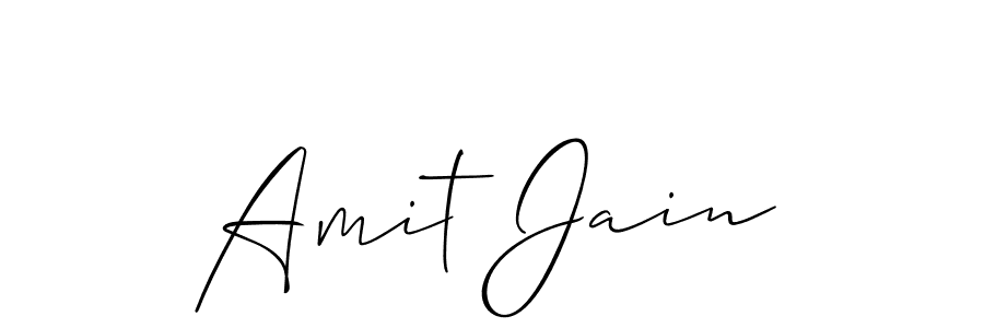 It looks lik you need a new signature style for name Amit Jain. Design unique handwritten (Allison_Script) signature with our free signature maker in just a few clicks. Amit Jain signature style 2 images and pictures png