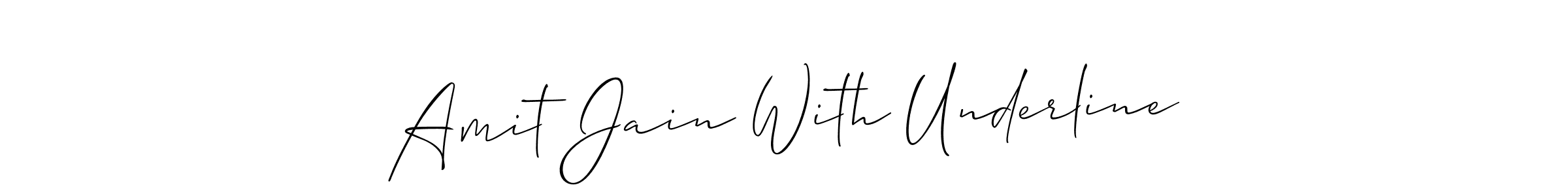 Check out images of Autograph of Amit Jain With Underline name. Actor Amit Jain With Underline Signature Style. Allison_Script is a professional sign style online. Amit Jain With Underline signature style 2 images and pictures png