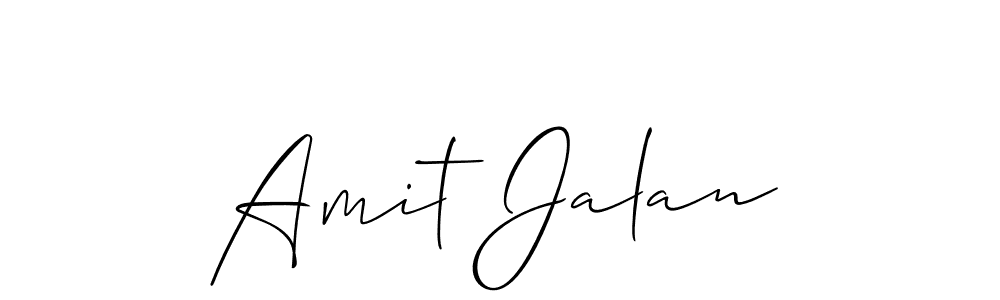 Use a signature maker to create a handwritten signature online. With this signature software, you can design (Allison_Script) your own signature for name Amit Jalan. Amit Jalan signature style 2 images and pictures png