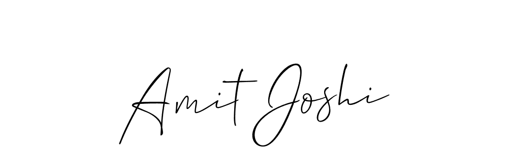 Create a beautiful signature design for name Amit Joshi. With this signature (Allison_Script) fonts, you can make a handwritten signature for free. Amit Joshi signature style 2 images and pictures png
