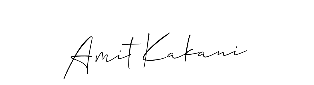 Make a short Amit Kakani signature style. Manage your documents anywhere anytime using Allison_Script. Create and add eSignatures, submit forms, share and send files easily. Amit Kakani signature style 2 images and pictures png