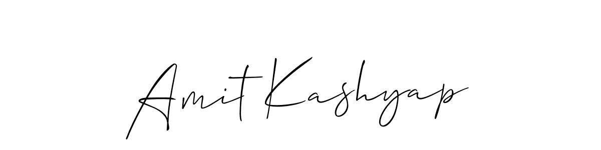 The best way (Allison_Script) to make a short signature is to pick only two or three words in your name. The name Amit Kashyap include a total of six letters. For converting this name. Amit Kashyap signature style 2 images and pictures png