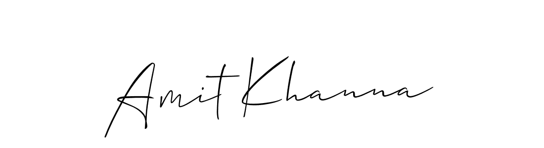 How to Draw Amit Khanna signature style? Allison_Script is a latest design signature styles for name Amit Khanna. Amit Khanna signature style 2 images and pictures png