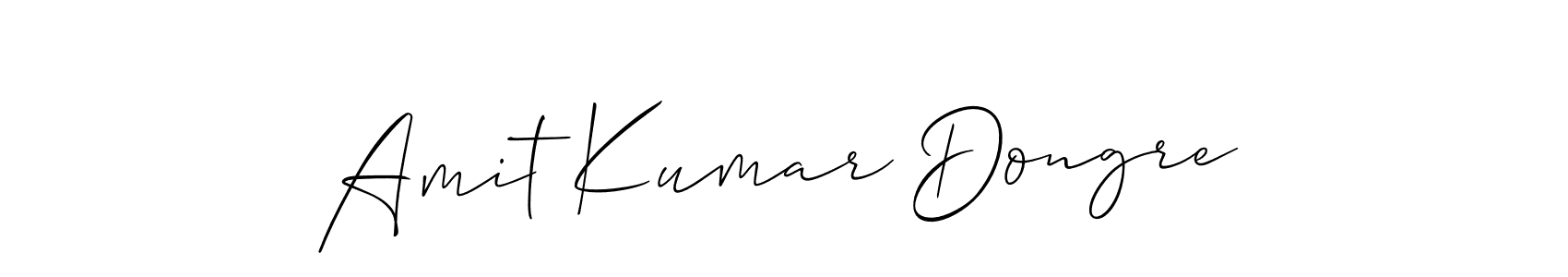 Similarly Allison_Script is the best handwritten signature design. Signature creator online .You can use it as an online autograph creator for name Amit Kumar Dongre. Amit Kumar Dongre signature style 2 images and pictures png