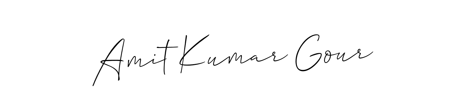 Also You can easily find your signature by using the search form. We will create Amit Kumar Gour name handwritten signature images for you free of cost using Allison_Script sign style. Amit Kumar Gour signature style 2 images and pictures png