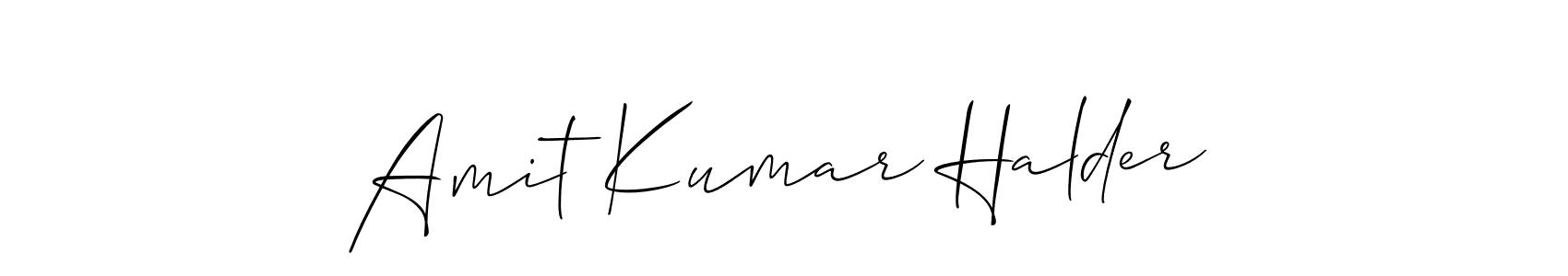 You can use this online signature creator to create a handwritten signature for the name Amit Kumar Halder. This is the best online autograph maker. Amit Kumar Halder signature style 2 images and pictures png