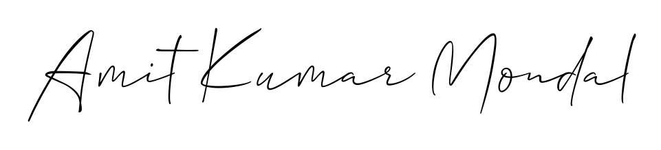 Get an exclusive digital autograph for Amit Kumar Mondal. The Allison_Script typeface captures the charm of real penmanship on paper. Amit Kumar Mondal signature style 2 images and pictures png