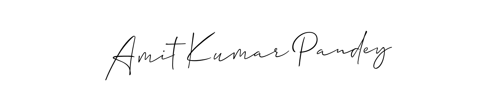 How to Draw Amit Kumar Pandey signature style? Allison_Script is a latest design signature styles for name Amit Kumar Pandey. Amit Kumar Pandey signature style 2 images and pictures png