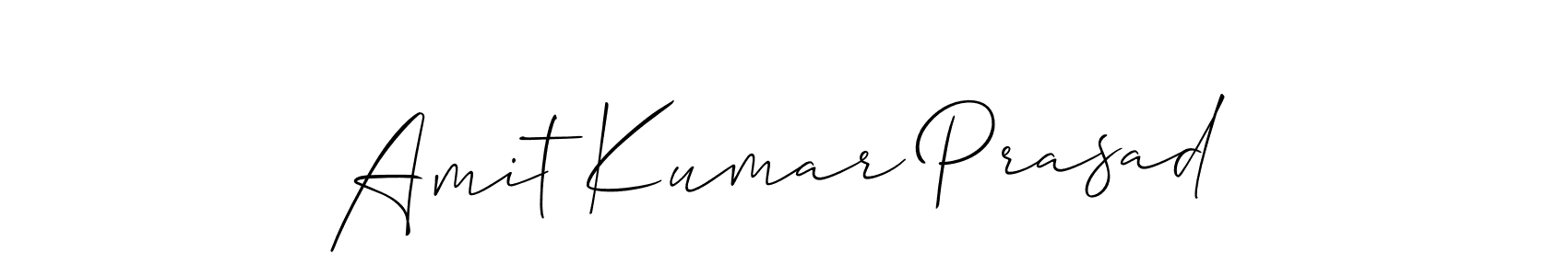 Make a beautiful signature design for name Amit Kumar Prasad. With this signature (Allison_Script) style, you can create a handwritten signature for free. Amit Kumar Prasad signature style 2 images and pictures png