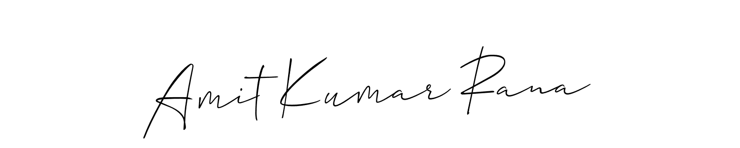 The best way (Allison_Script) to make a short signature is to pick only two or three words in your name. The name Amit Kumar Rana include a total of six letters. For converting this name. Amit Kumar Rana signature style 2 images and pictures png