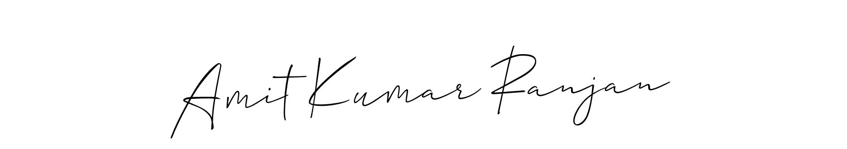 Make a short Amit Kumar Ranjan signature style. Manage your documents anywhere anytime using Allison_Script. Create and add eSignatures, submit forms, share and send files easily. Amit Kumar Ranjan signature style 2 images and pictures png