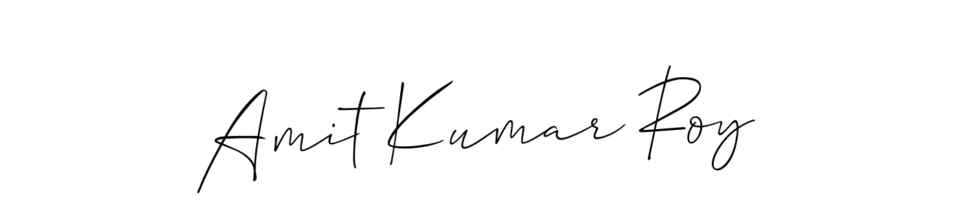 Create a beautiful signature design for name Amit Kumar Roy. With this signature (Allison_Script) fonts, you can make a handwritten signature for free. Amit Kumar Roy signature style 2 images and pictures png