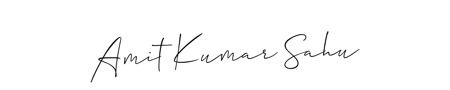 This is the best signature style for the Amit Kumar Sahu name. Also you like these signature font (Allison_Script). Mix name signature. Amit Kumar Sahu signature style 2 images and pictures png