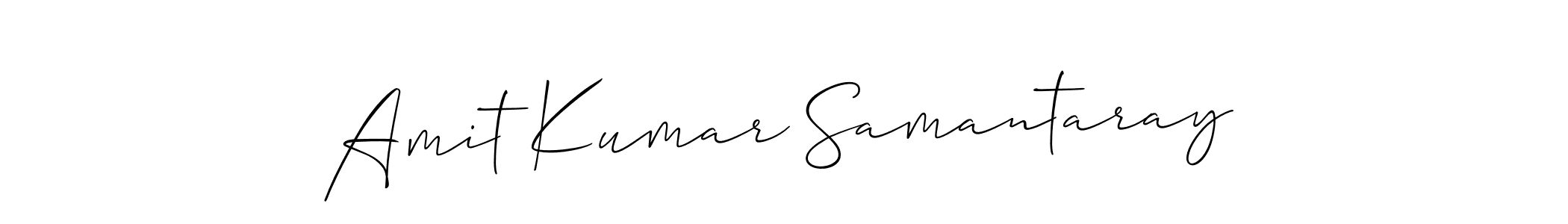 Make a beautiful signature design for name Amit Kumar Samantaray. With this signature (Allison_Script) style, you can create a handwritten signature for free. Amit Kumar Samantaray signature style 2 images and pictures png