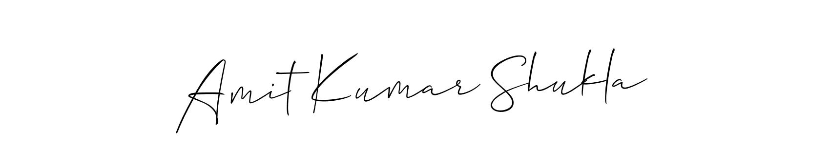 Use a signature maker to create a handwritten signature online. With this signature software, you can design (Allison_Script) your own signature for name Amit Kumar Shukla. Amit Kumar Shukla signature style 2 images and pictures png