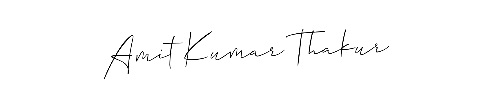 Also You can easily find your signature by using the search form. We will create Amit Kumar Thakur name handwritten signature images for you free of cost using Allison_Script sign style. Amit Kumar Thakur signature style 2 images and pictures png