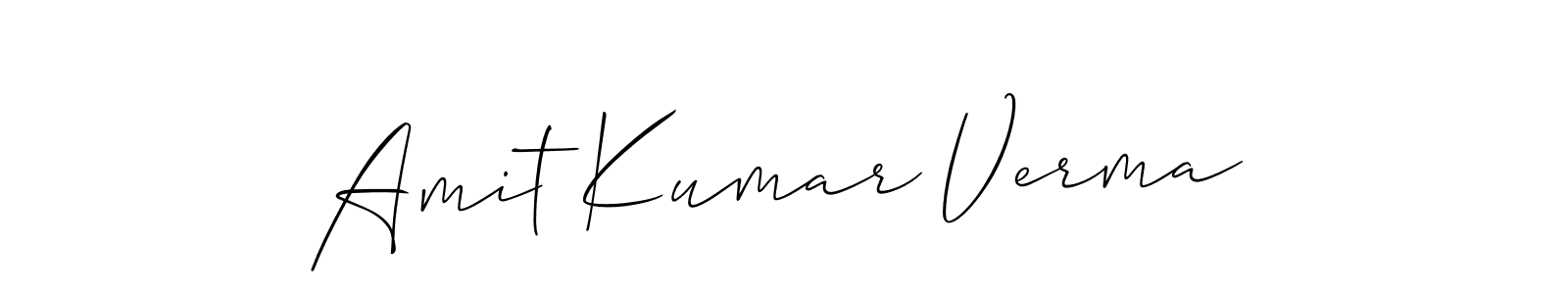 See photos of Amit Kumar Verma official signature by Spectra . Check more albums & portfolios. Read reviews & check more about Allison_Script font. Amit Kumar Verma signature style 2 images and pictures png