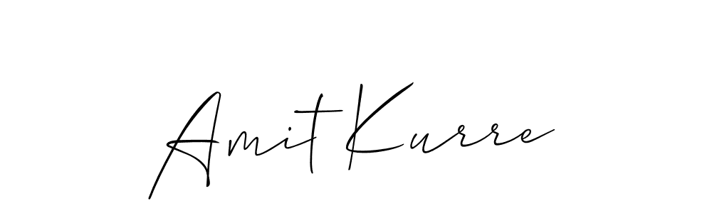 It looks lik you need a new signature style for name Amit Kurre. Design unique handwritten (Allison_Script) signature with our free signature maker in just a few clicks. Amit Kurre signature style 2 images and pictures png