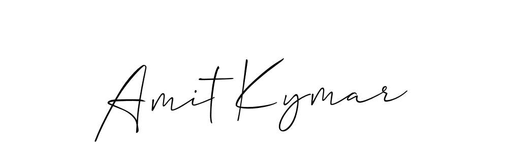 You should practise on your own different ways (Allison_Script) to write your name (Amit Kymar) in signature. don't let someone else do it for you. Amit Kymar signature style 2 images and pictures png