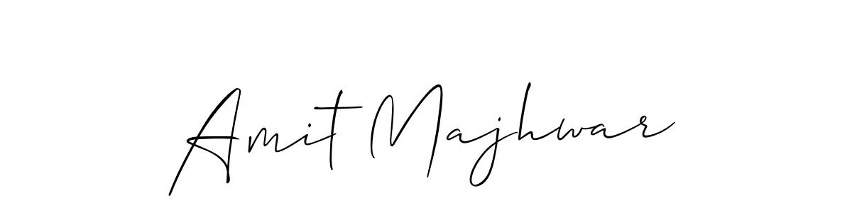 Also we have Amit Majhwar name is the best signature style. Create professional handwritten signature collection using Allison_Script autograph style. Amit Majhwar signature style 2 images and pictures png