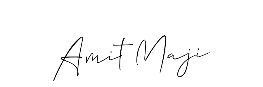 Also we have Amit Maji name is the best signature style. Create professional handwritten signature collection using Allison_Script autograph style. Amit Maji signature style 2 images and pictures png
