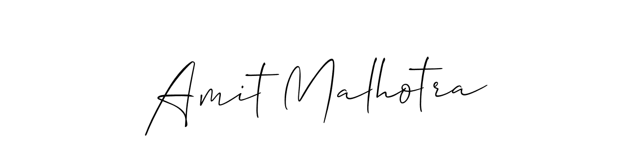 Also we have Amit Malhotra name is the best signature style. Create professional handwritten signature collection using Allison_Script autograph style. Amit Malhotra signature style 2 images and pictures png
