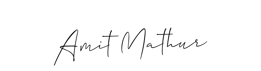 How to make Amit Mathur signature? Allison_Script is a professional autograph style. Create handwritten signature for Amit Mathur name. Amit Mathur signature style 2 images and pictures png
