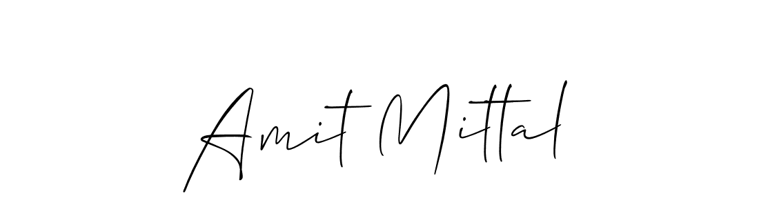 It looks lik you need a new signature style for name Amit Mittal. Design unique handwritten (Allison_Script) signature with our free signature maker in just a few clicks. Amit Mittal signature style 2 images and pictures png