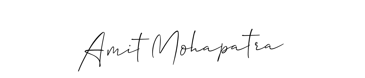 Create a beautiful signature design for name Amit Mohapatra. With this signature (Allison_Script) fonts, you can make a handwritten signature for free. Amit Mohapatra signature style 2 images and pictures png