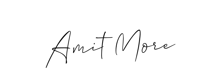 Use a signature maker to create a handwritten signature online. With this signature software, you can design (Allison_Script) your own signature for name Amit More. Amit More signature style 2 images and pictures png
