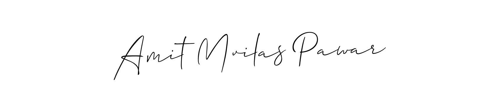 This is the best signature style for the Amit Mvilas Pawar name. Also you like these signature font (Allison_Script). Mix name signature. Amit Mvilas Pawar signature style 2 images and pictures png