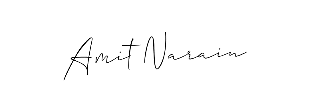 How to make Amit Narain signature? Allison_Script is a professional autograph style. Create handwritten signature for Amit Narain name. Amit Narain signature style 2 images and pictures png