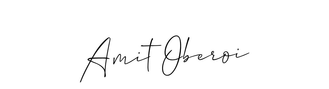 You should practise on your own different ways (Allison_Script) to write your name (Amit Oberoi) in signature. don't let someone else do it for you. Amit Oberoi signature style 2 images and pictures png