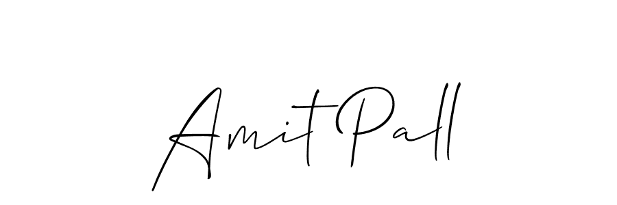 It looks lik you need a new signature style for name Amit Pall. Design unique handwritten (Allison_Script) signature with our free signature maker in just a few clicks. Amit Pall signature style 2 images and pictures png