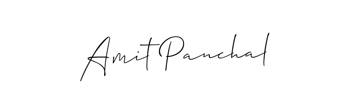Similarly Allison_Script is the best handwritten signature design. Signature creator online .You can use it as an online autograph creator for name Amit Panchal. Amit Panchal signature style 2 images and pictures png