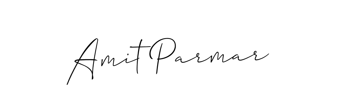 Create a beautiful signature design for name Amit Parmar. With this signature (Allison_Script) fonts, you can make a handwritten signature for free. Amit Parmar signature style 2 images and pictures png