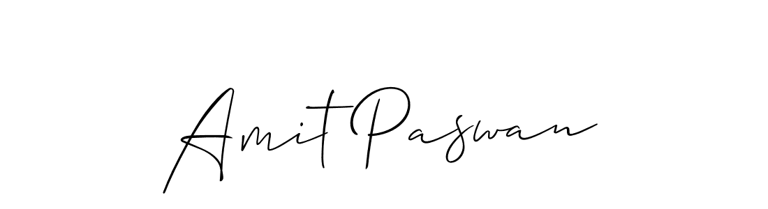 How to make Amit Paswan signature? Allison_Script is a professional autograph style. Create handwritten signature for Amit Paswan name. Amit Paswan signature style 2 images and pictures png