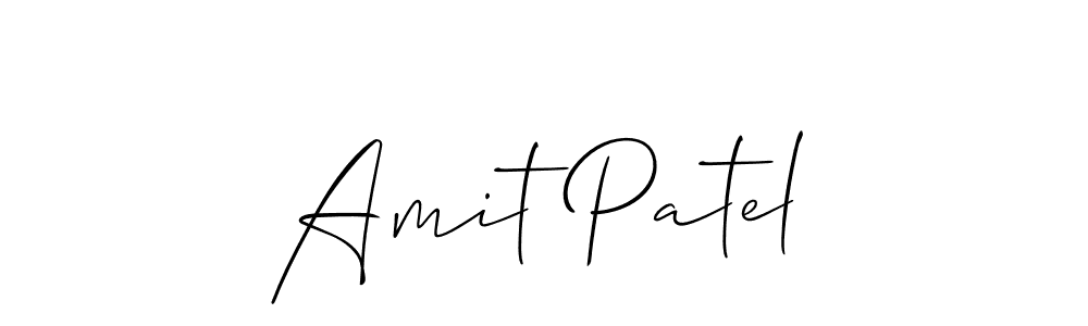 Allison_Script is a professional signature style that is perfect for those who want to add a touch of class to their signature. It is also a great choice for those who want to make their signature more unique. Get Amit Patel name to fancy signature for free. Amit Patel signature style 2 images and pictures png