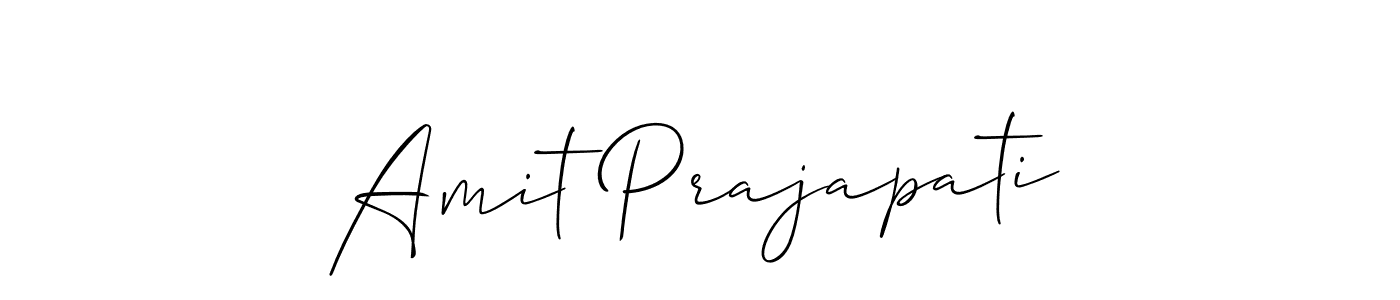 How to make Amit Prajapati signature? Allison_Script is a professional autograph style. Create handwritten signature for Amit Prajapati name. Amit Prajapati signature style 2 images and pictures png