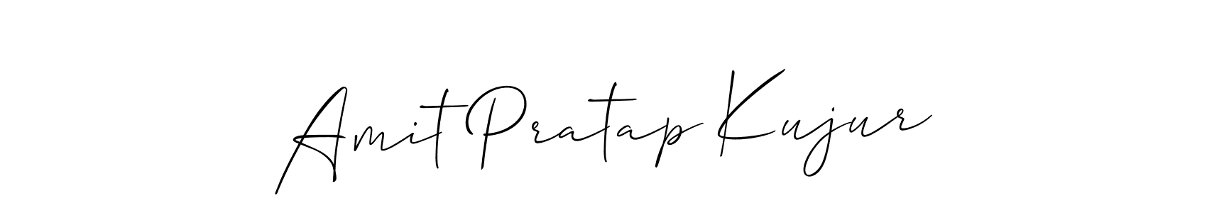 How to make Amit Pratap Kujur signature? Allison_Script is a professional autograph style. Create handwritten signature for Amit Pratap Kujur name. Amit Pratap Kujur signature style 2 images and pictures png