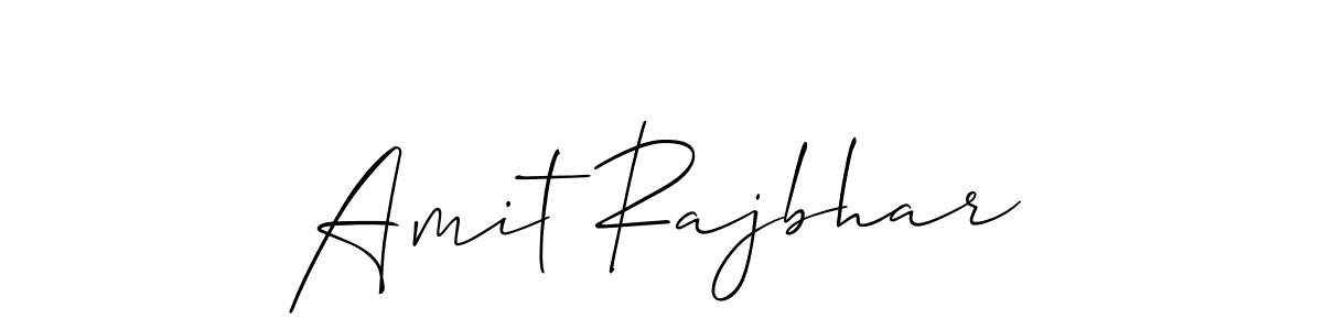 Allison_Script is a professional signature style that is perfect for those who want to add a touch of class to their signature. It is also a great choice for those who want to make their signature more unique. Get Amit Rajbhar name to fancy signature for free. Amit Rajbhar signature style 2 images and pictures png