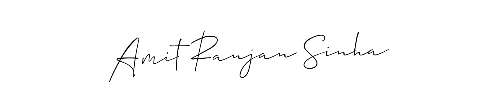 How to make Amit Ranjan Sinha signature? Allison_Script is a professional autograph style. Create handwritten signature for Amit Ranjan Sinha name. Amit Ranjan Sinha signature style 2 images and pictures png