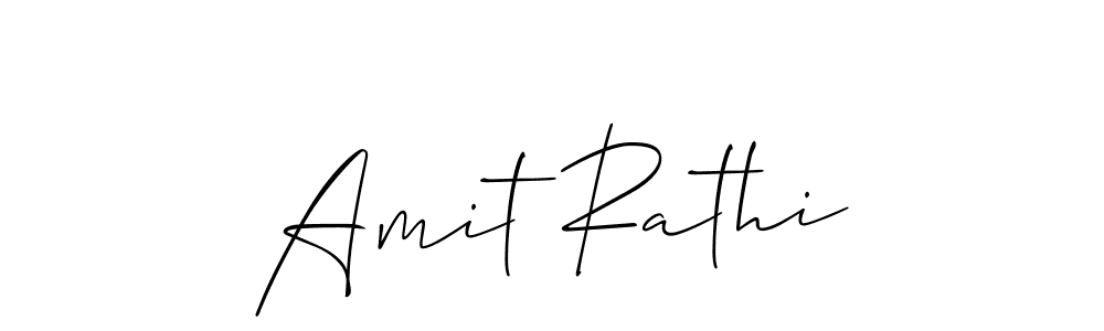 Design your own signature with our free online signature maker. With this signature software, you can create a handwritten (Allison_Script) signature for name Amit Rathi. Amit Rathi signature style 2 images and pictures png