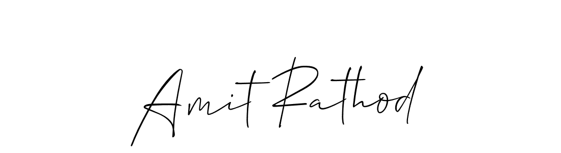 It looks lik you need a new signature style for name Amit Rathod. Design unique handwritten (Allison_Script) signature with our free signature maker in just a few clicks. Amit Rathod signature style 2 images and pictures png