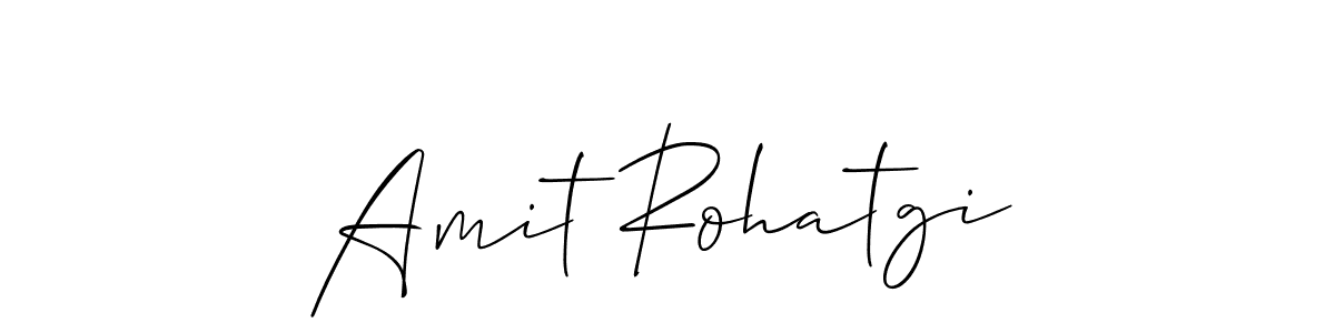 Also You can easily find your signature by using the search form. We will create Amit Rohatgi name handwritten signature images for you free of cost using Allison_Script sign style. Amit Rohatgi signature style 2 images and pictures png