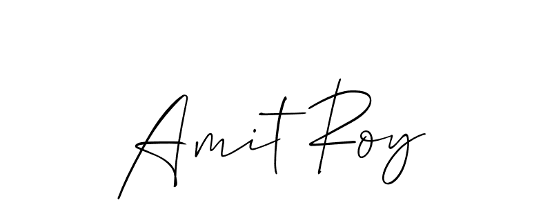 Design your own signature with our free online signature maker. With this signature software, you can create a handwritten (Allison_Script) signature for name Amit Roy. Amit Roy signature style 2 images and pictures png